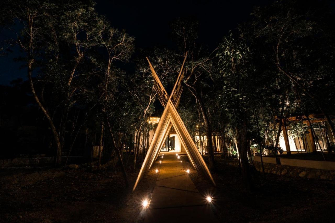 Villa Xuncari En El Corazon De La Selva Tulum Pueblo Buitenkant foto