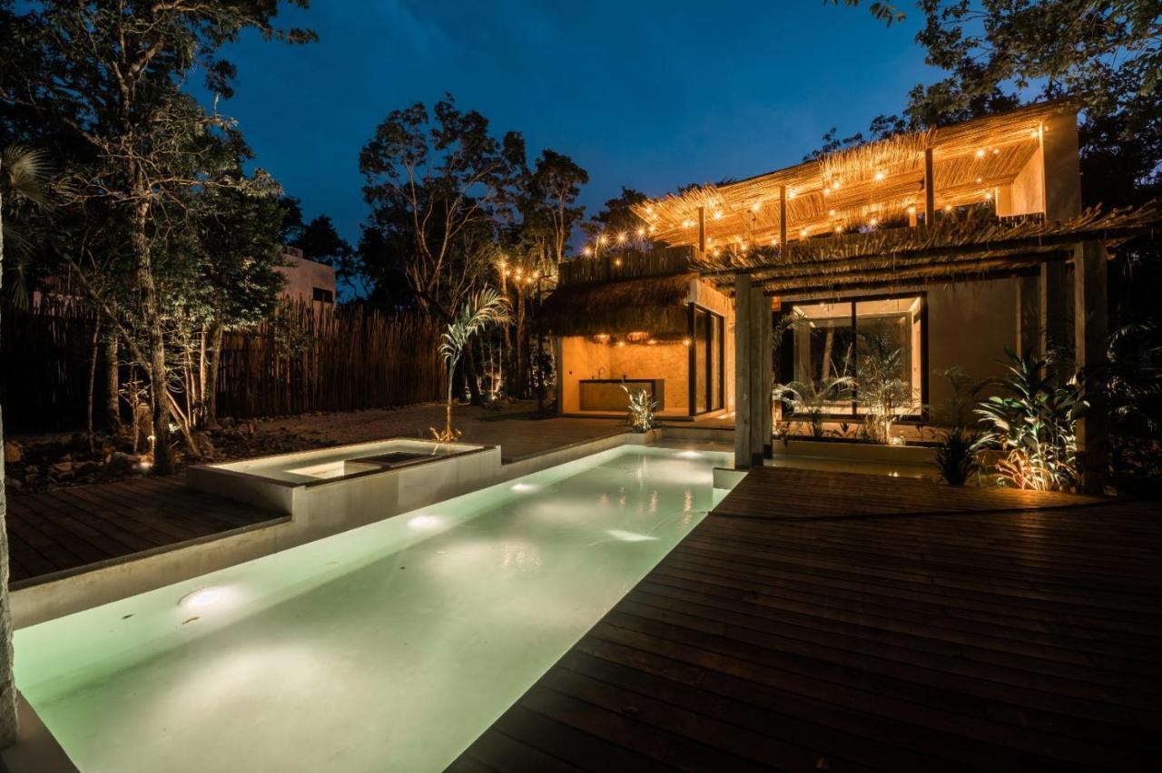 Villa Xuncari En El Corazon De La Selva Tulum Pueblo Buitenkant foto