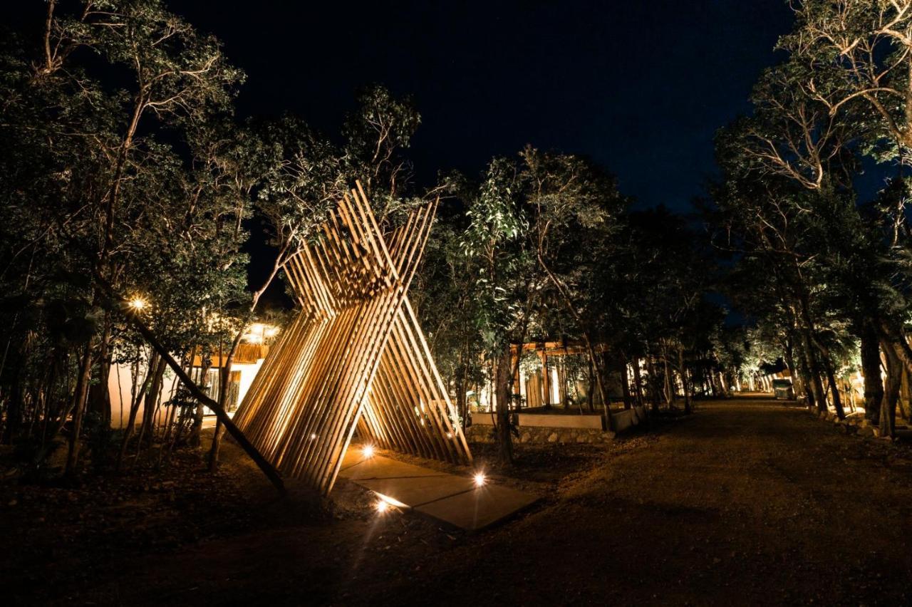 Villa Xuncari En El Corazon De La Selva Tulum Pueblo Buitenkant foto