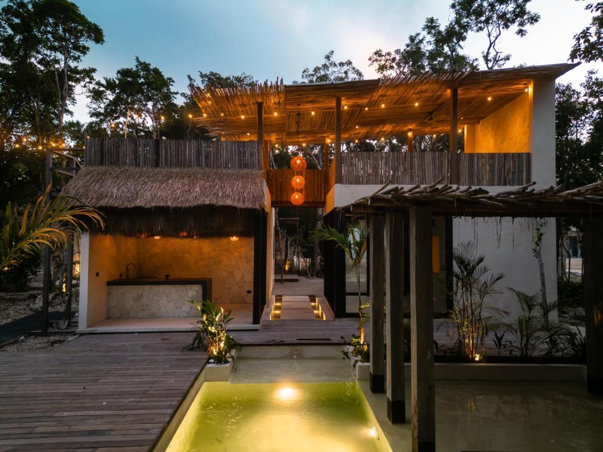 Villa Xuncari En El Corazon De La Selva Tulum Pueblo Buitenkant foto