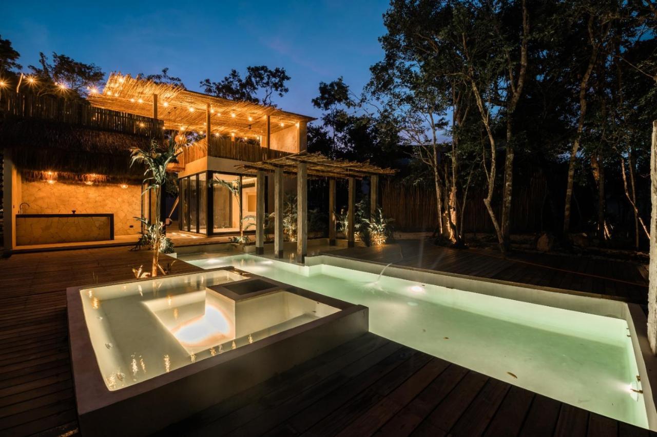 Villa Xuncari En El Corazon De La Selva Tulum Pueblo Buitenkant foto