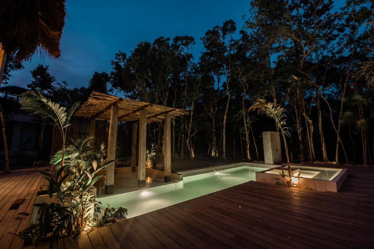 Villa Xuncari En El Corazon De La Selva Tulum Pueblo Buitenkant foto